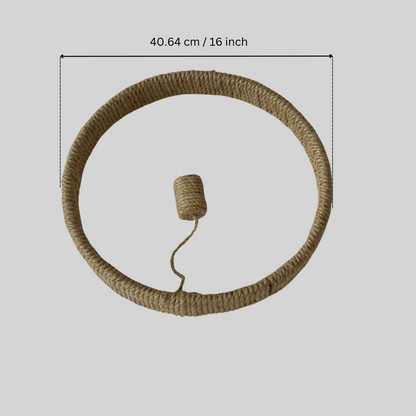 Circle With Poll Jute Scratcher