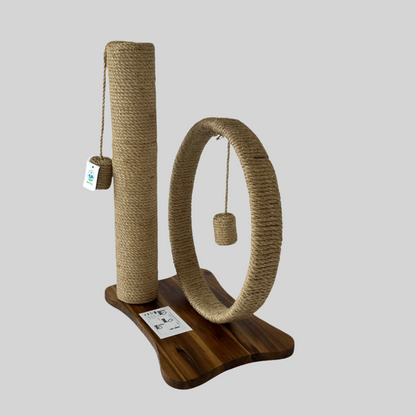 Circle With Poll Jute Scratcher