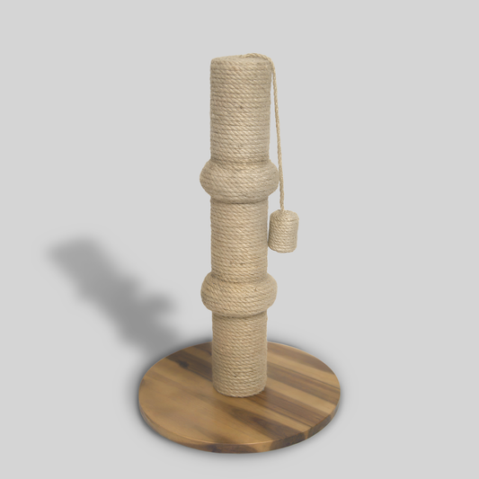 Natural Round Jute Scratcher Two Steps