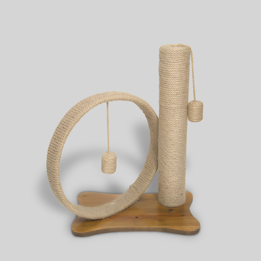 Circle With Poll Jute Scratcher