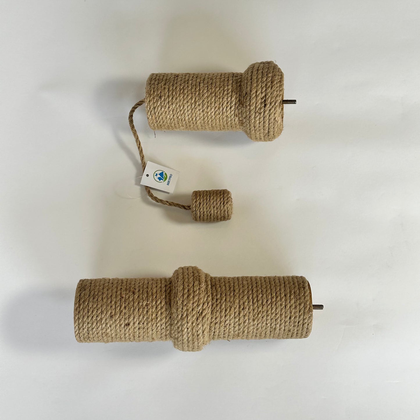 Natural Round Jute Scratcher Two Steps