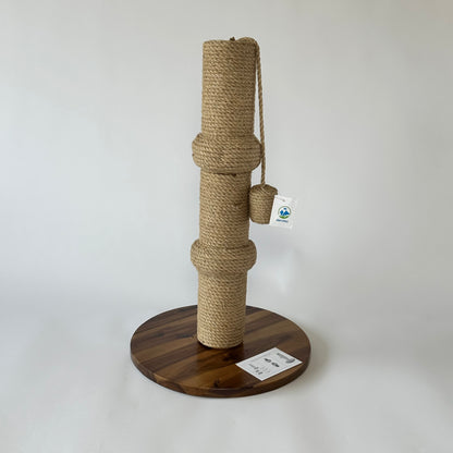 Natural Round Jute Scratcher Two Steps