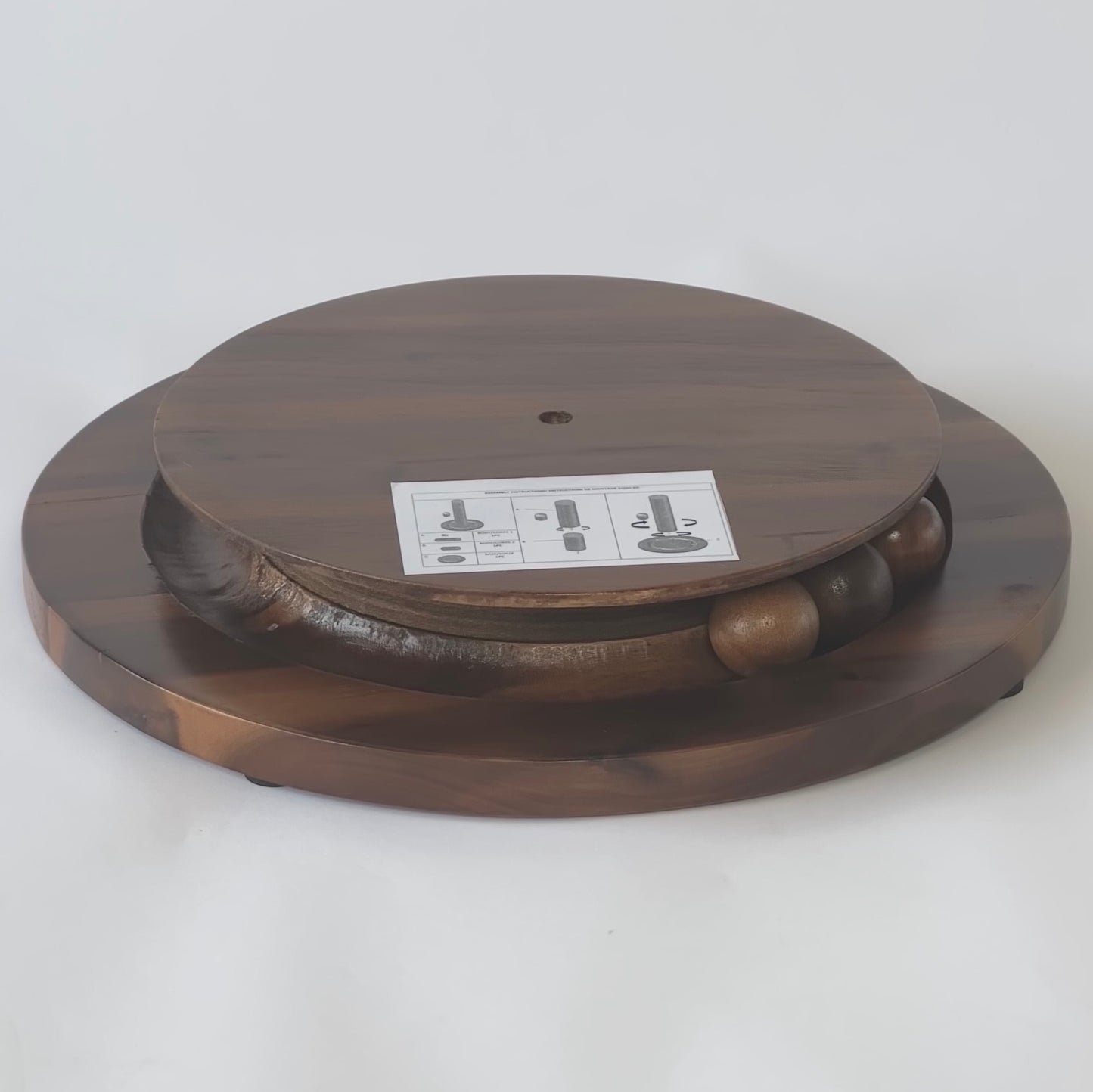 Large Natural Round Jute Scratcher With Balls