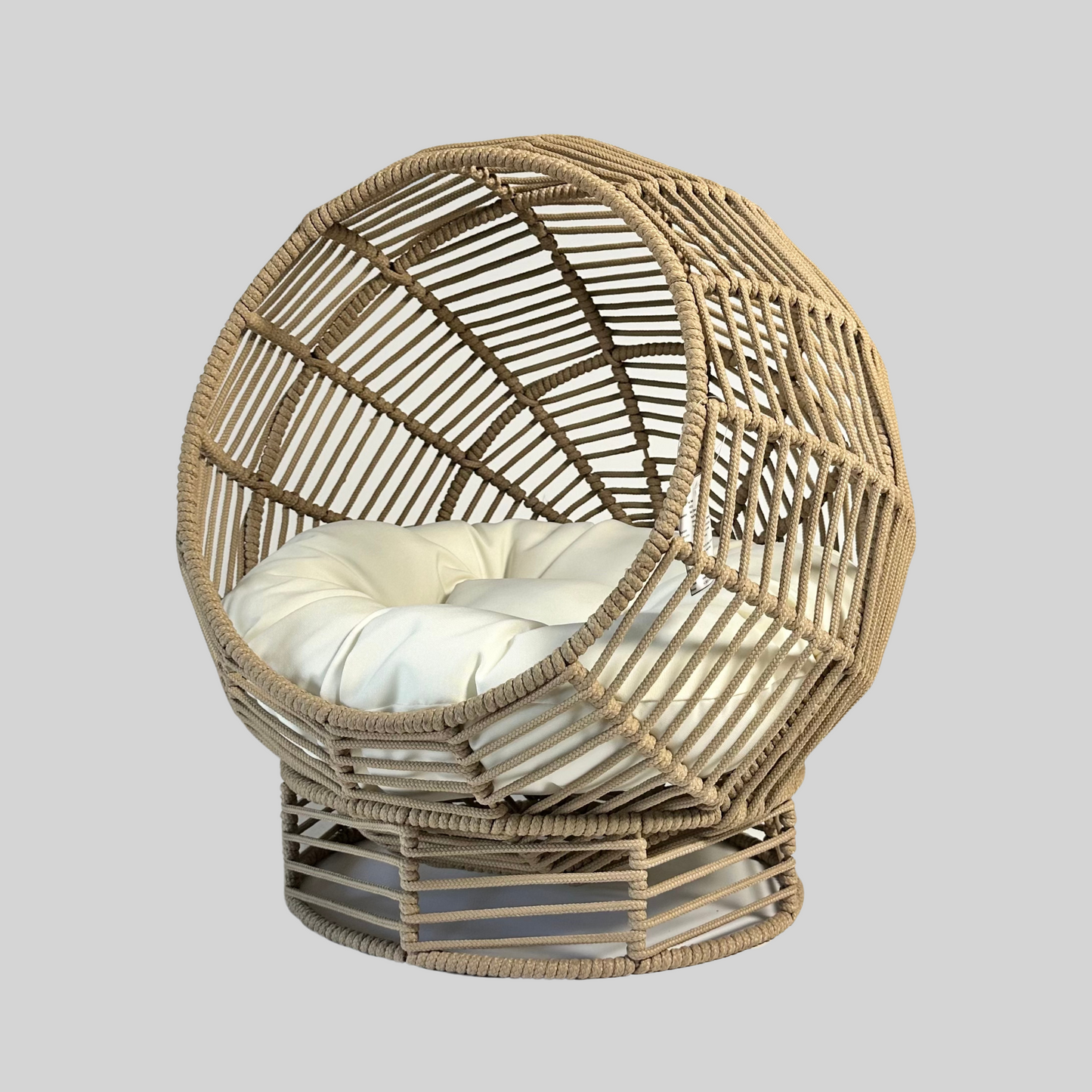 Natural Round Rope Hut