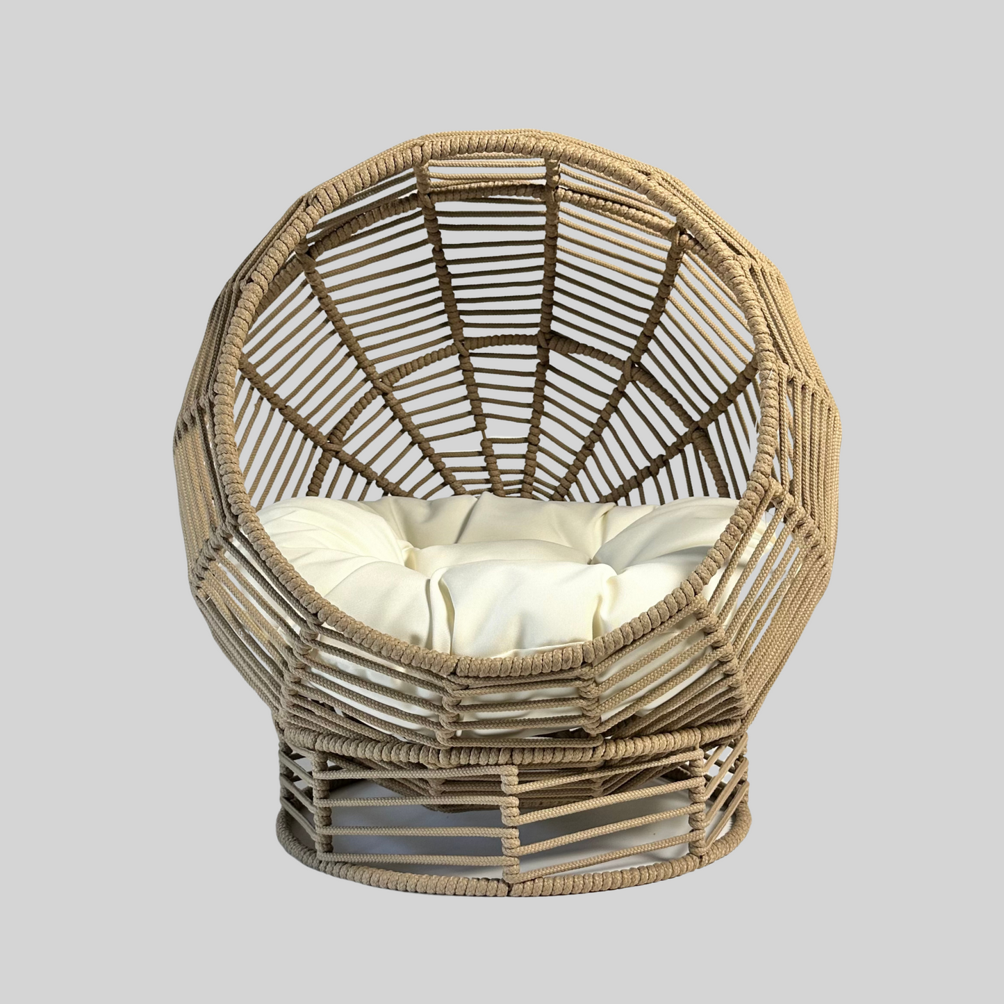 Natural Round Rope Hut