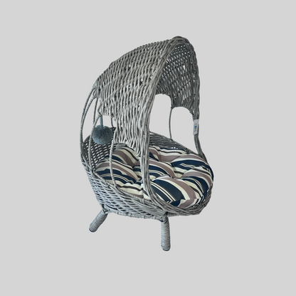 Grey Wicker Chair