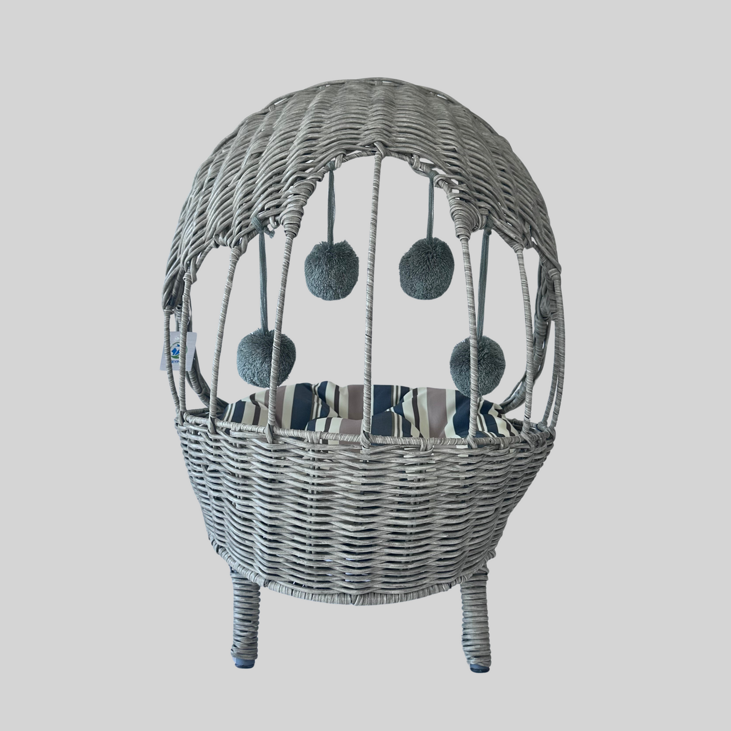 Grey Wicker Chair