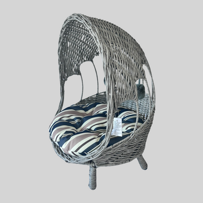 Grey Wicker Chair
